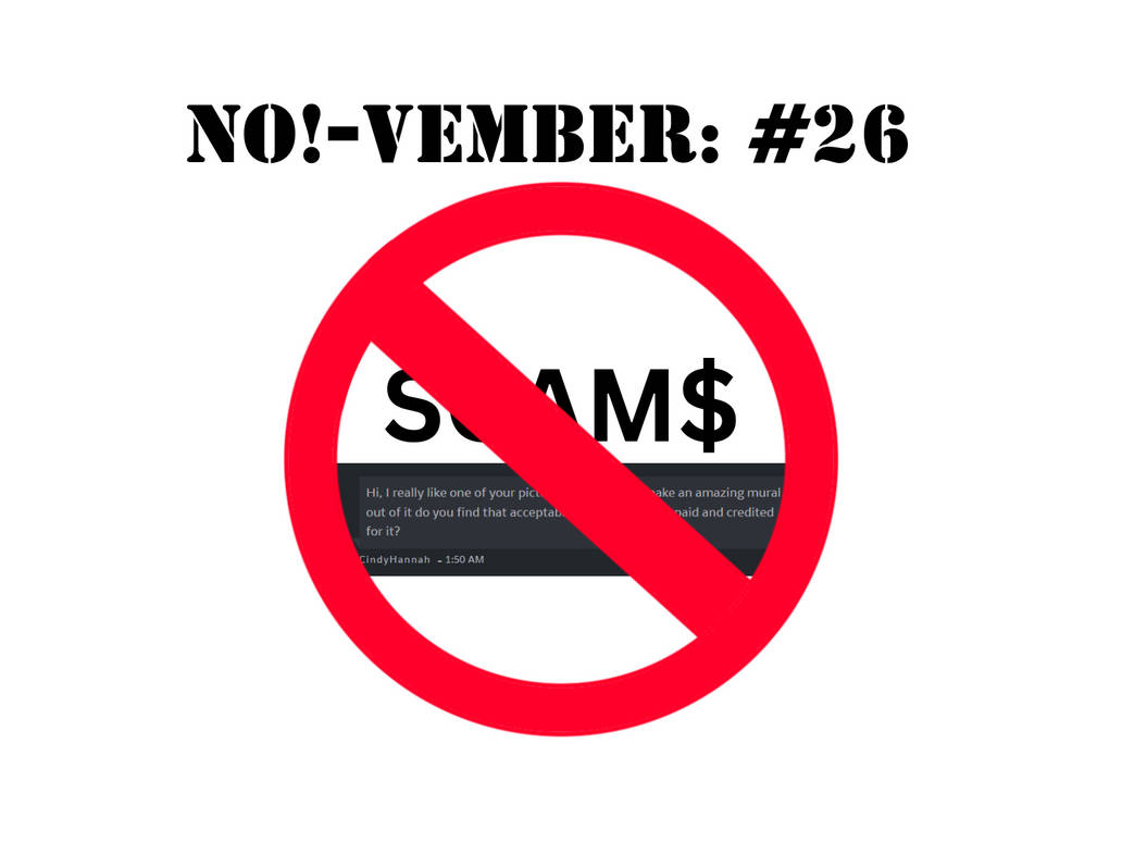 Deviantart Scams No!-Vember #26: Scams by NVu23 on DeviantArt