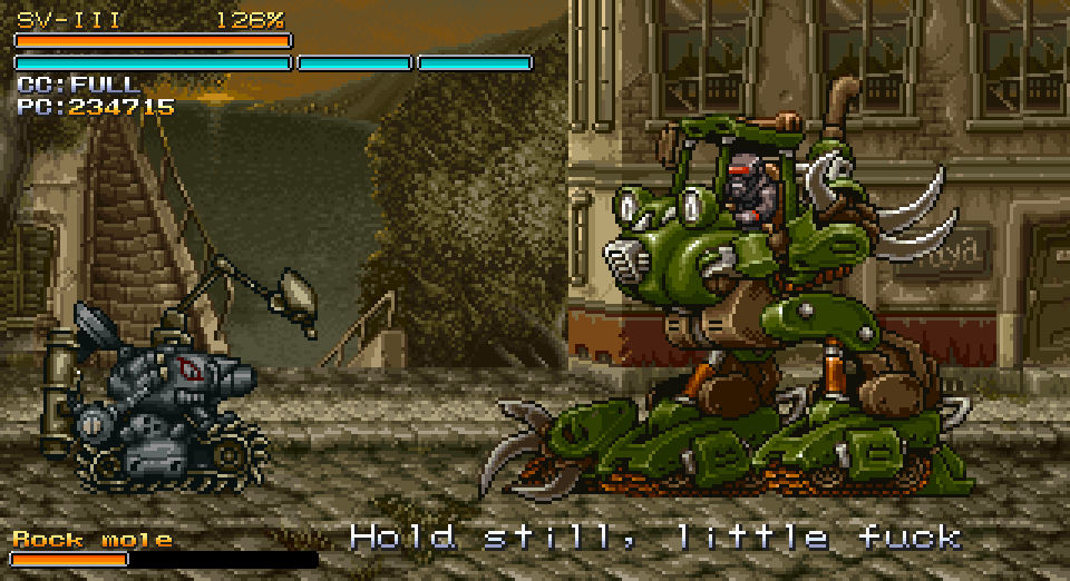 Metal slug rising DLC: Rock mole by SkyAlx on DeviantArt