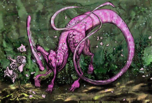 Pink Parasaurolophus
