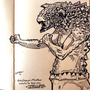 Ankylosaur-Minotaur