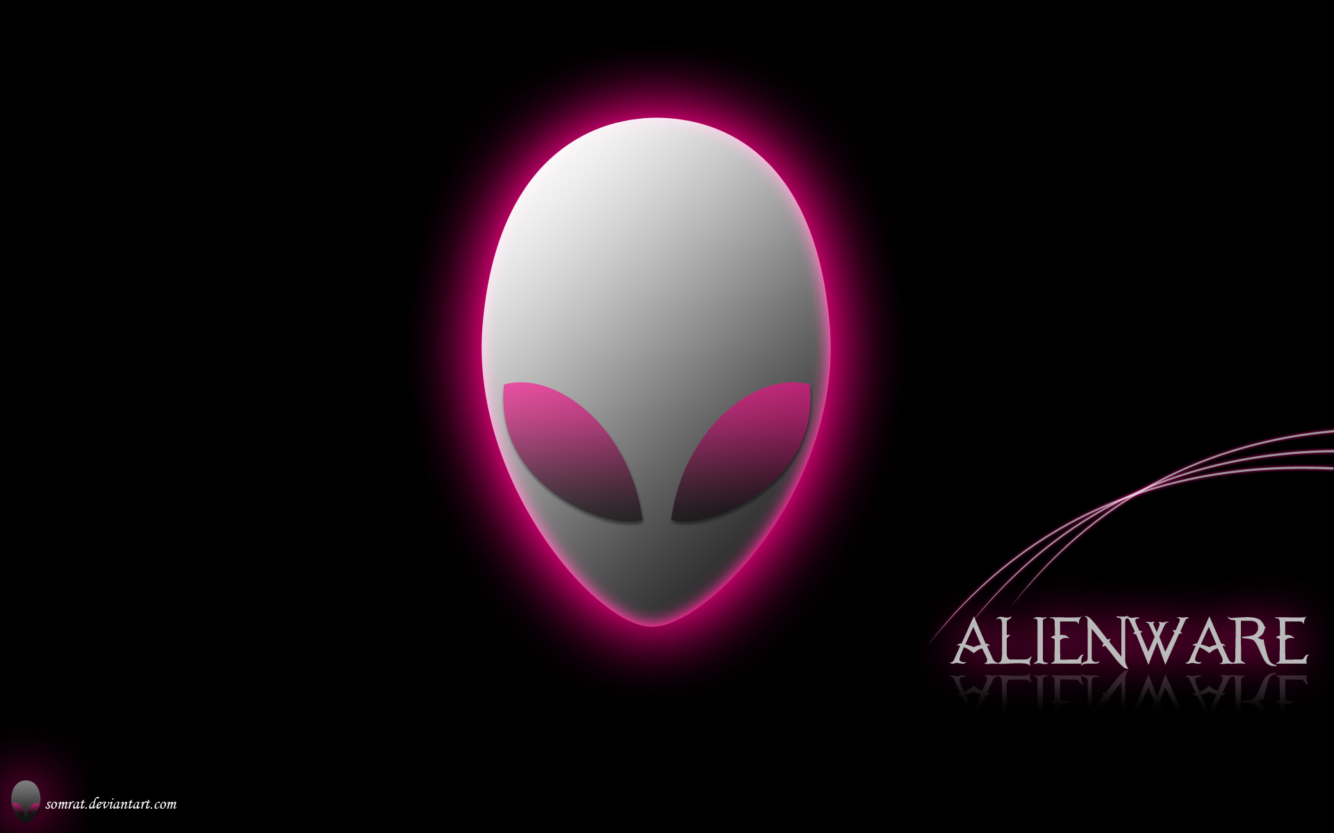 Pink Alienware Computer Rainbow Alienware Pink by darkangelkrys on DeviantArt
