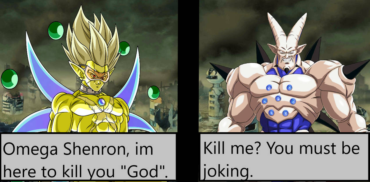 Omega Slayer God Slayer Hearts Confronts Omega Shenron by RCM2 on DeviantArt