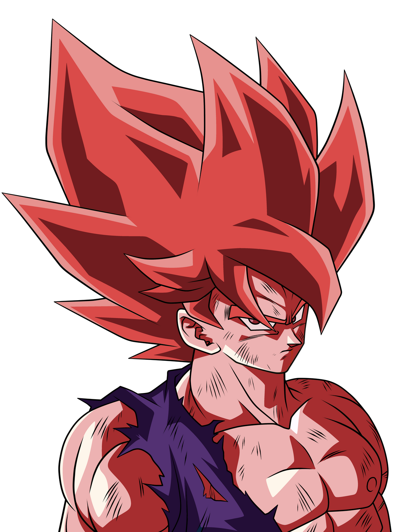 Super Kaioken Goku (Namek Saga) by RCM2 on DeviantArt