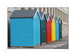 beach huts... by lilackitty