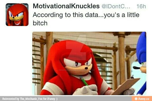 Knuckles shoots out on Sonic Boom Knuckles
