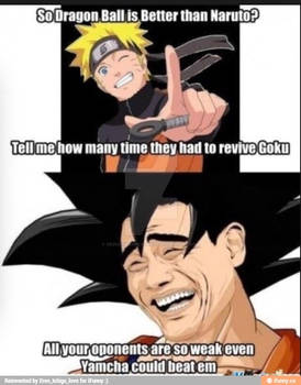 Goku owns Naruto