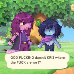 GOD FUCKING damnit KRIS where the FUCK are we