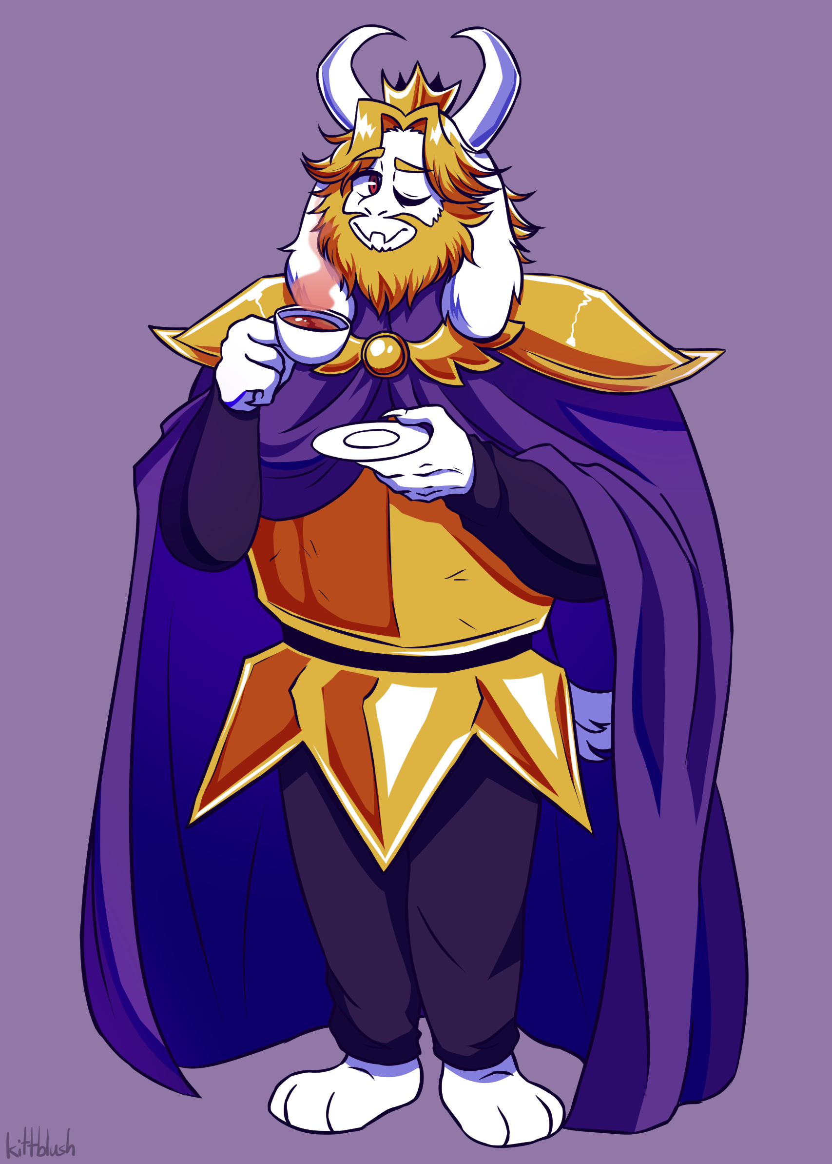 Asgor Mask Asgore (Commission) by KittblushArt on DeviantArt