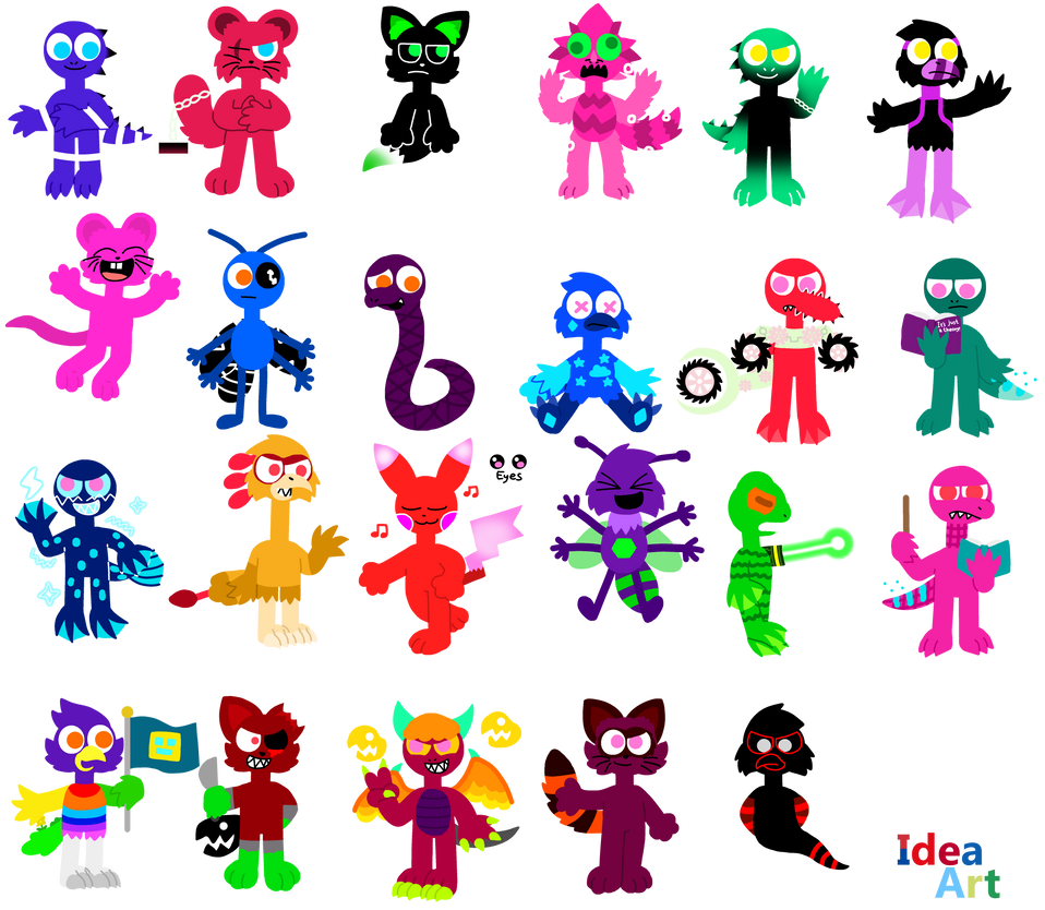 Geometry Creatures Geometry Dash Creature AU(Official levels) by ideaartcreatureAU on ...