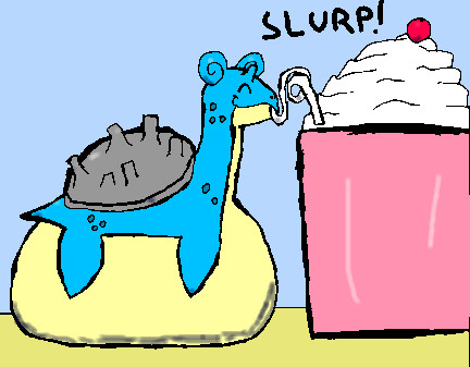 Lapras Loves Milkshakes!