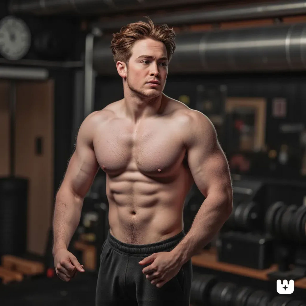 Kit Connor, showcasing his muscular physique wi... by stephentwest on ...