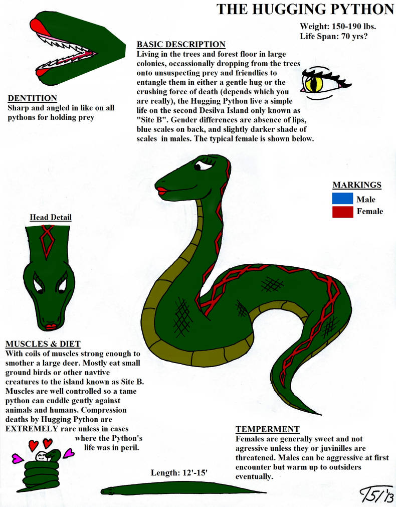 Hugging Python by Tesla51 on DeviantArt