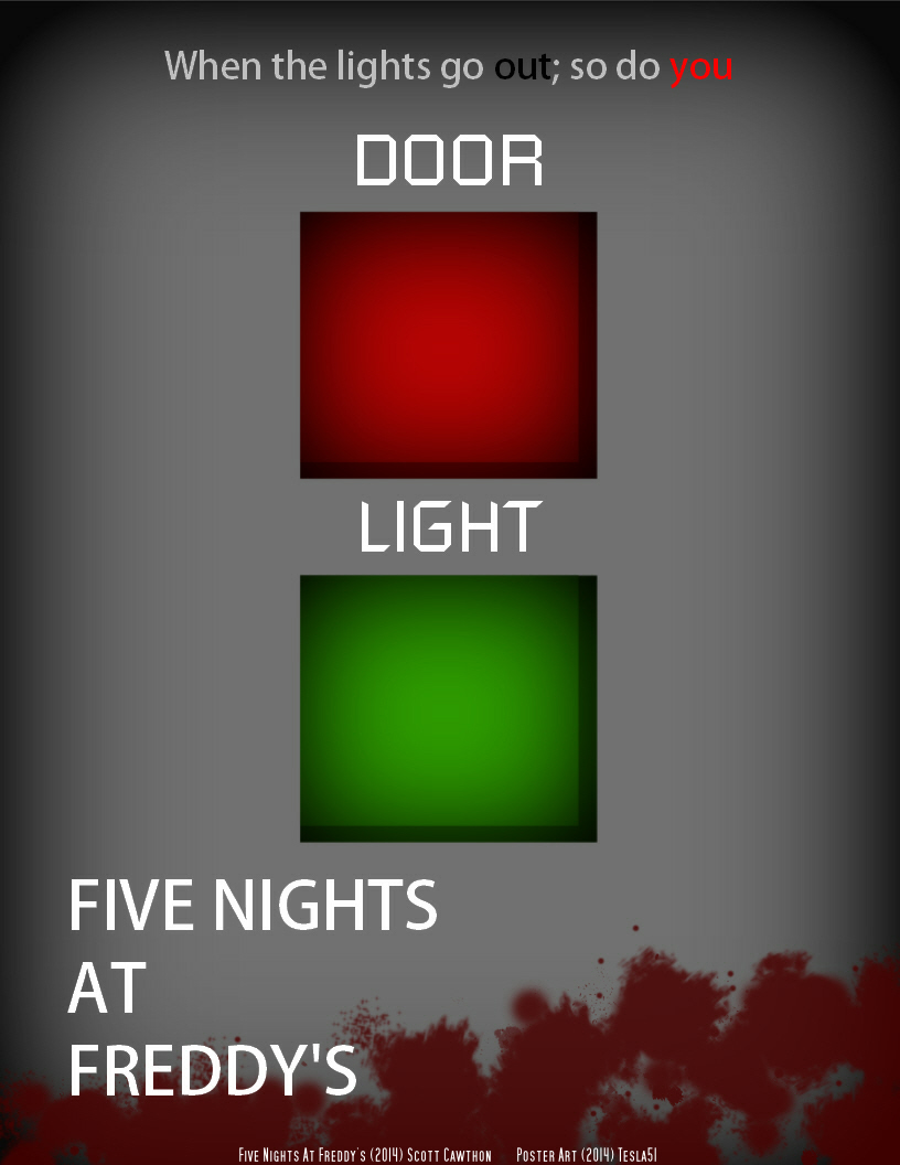 FIVE NIGHTS AT FREDDY'S 2 Video Game Movie Poster by TheDarkRinnegan on  DeviantArt