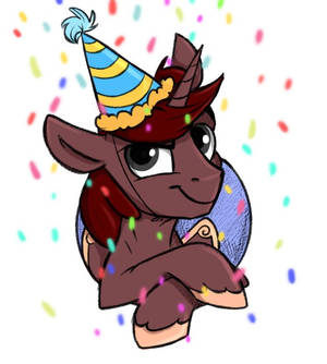 Wrench is a birthday stallion