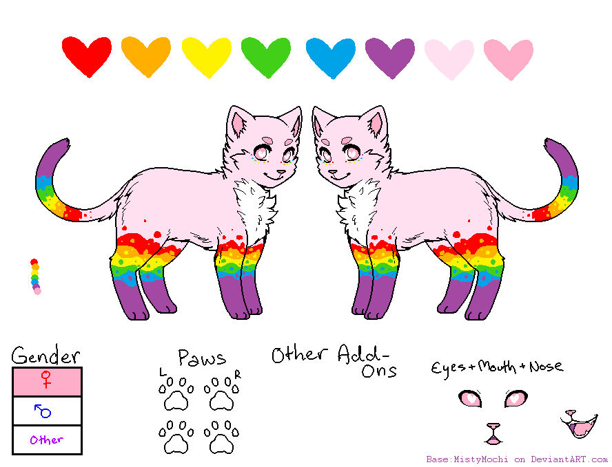 fursona: base by mistymochi by cirself on DeviantArt