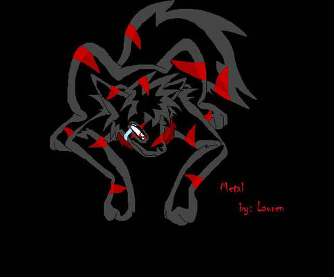 Metal the wolf