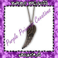 Angel Wing Charm Necklace