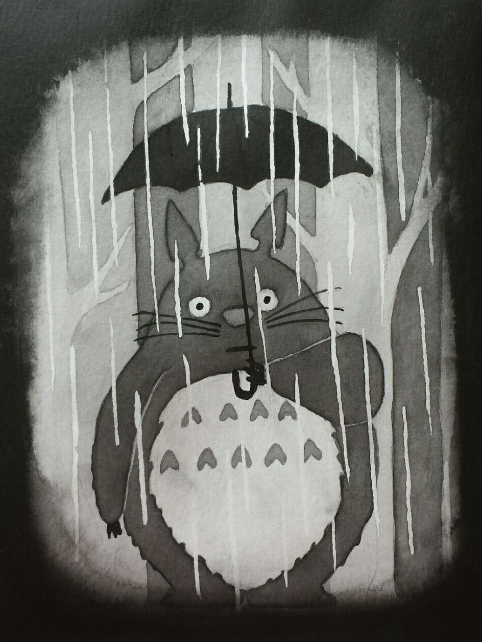 Totoro | Ink Illustration