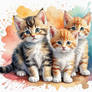 3 cute kittens