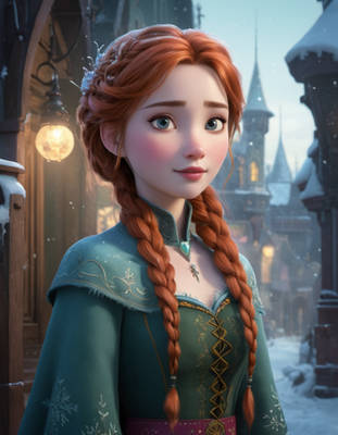 Anna shocked render by adamhatson on DeviantArt