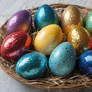 Colorful easter eggs