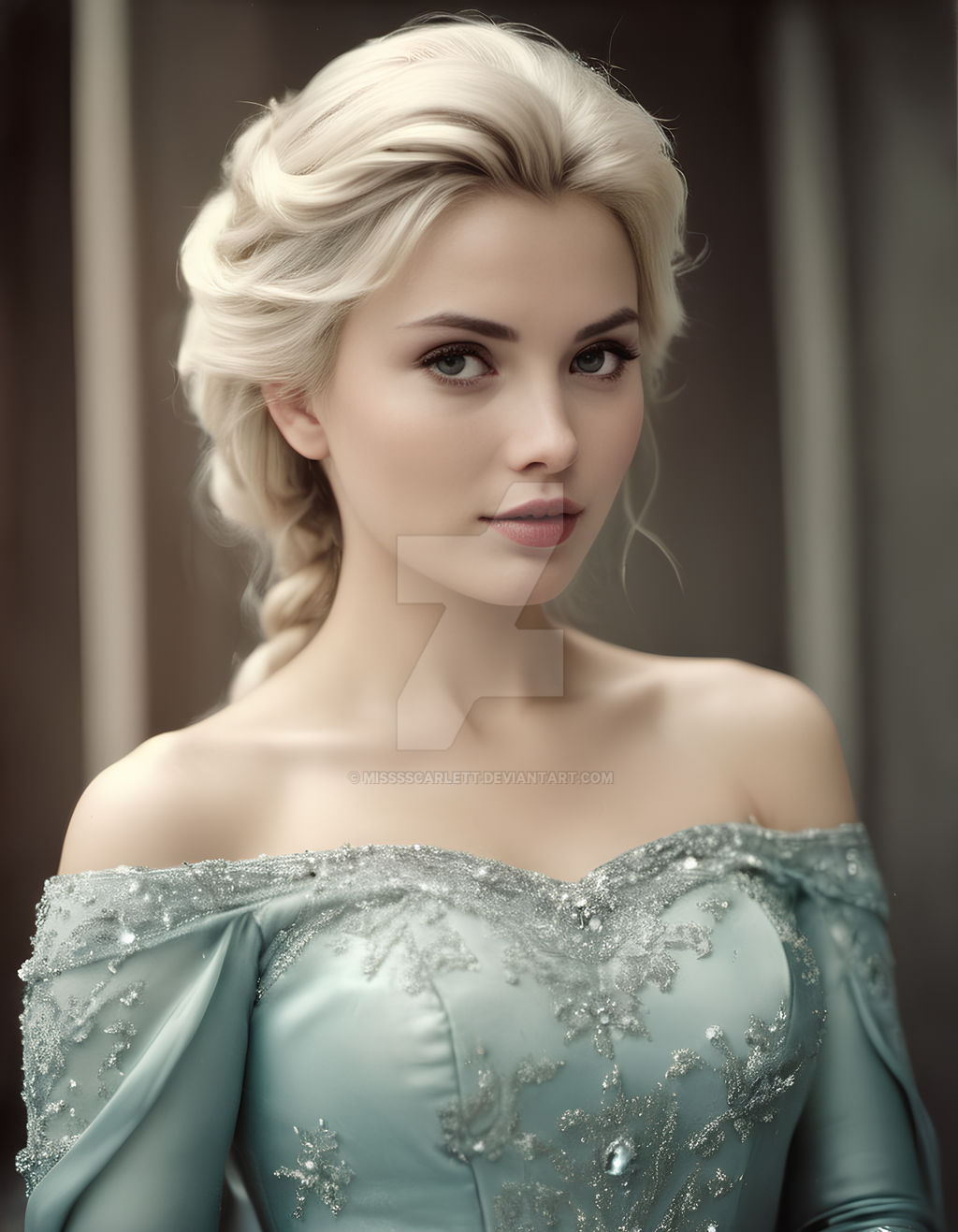 Realistic Elsa portrait by MisssScarlett on DeviantArt