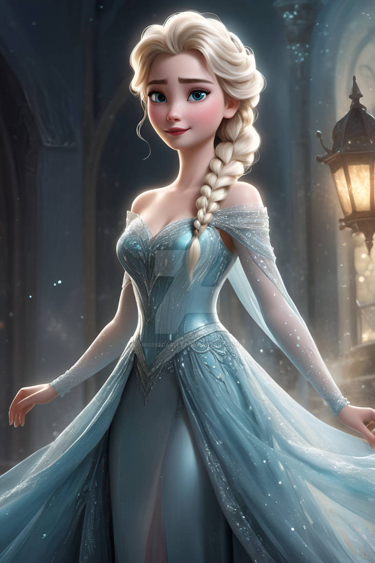 Elsa Plit Glittering Elsa by MisssScarlett on DeviantArt