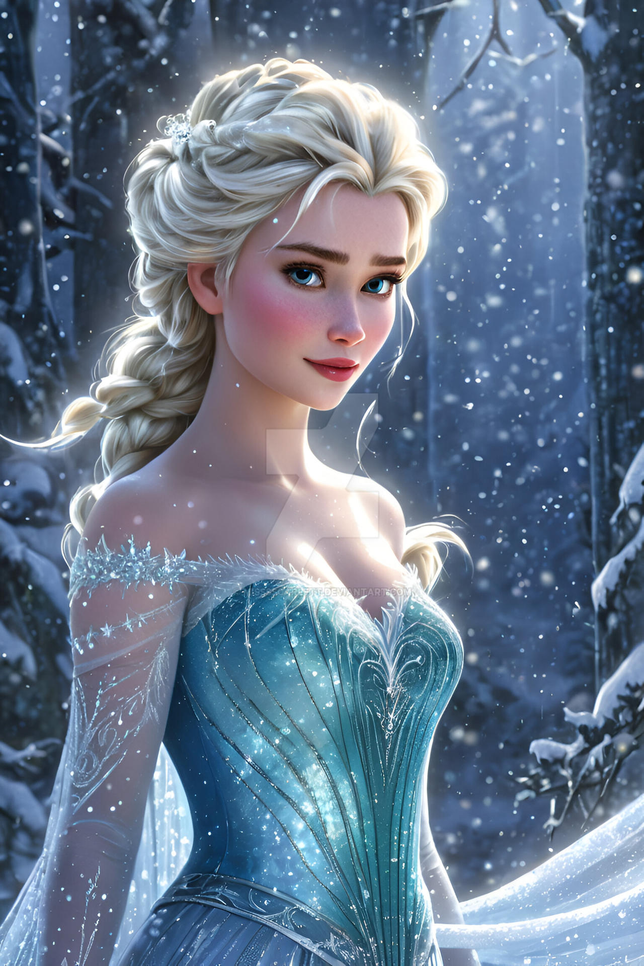 Elsa Diffuse Glittering Elsa by MisssScarlett on DeviantArt