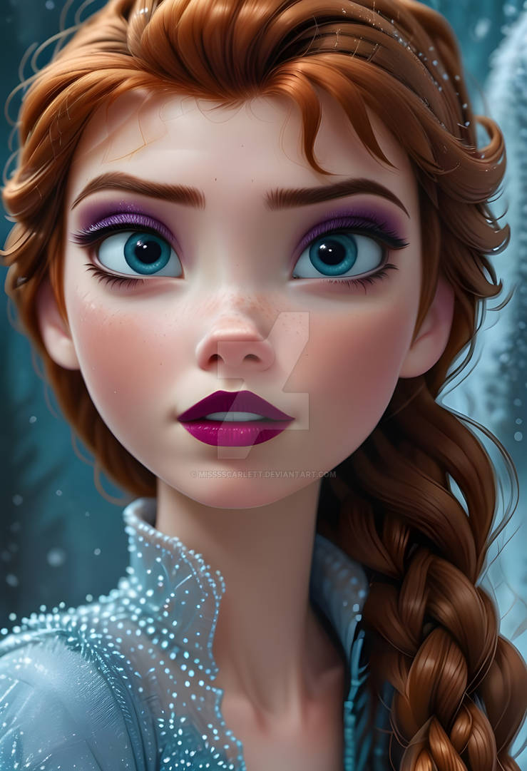 Anna portrait by MisssScarlett on DeviantArt