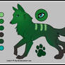 green wolf adoptable