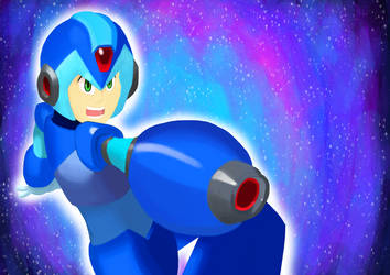 Mega Man X Painting