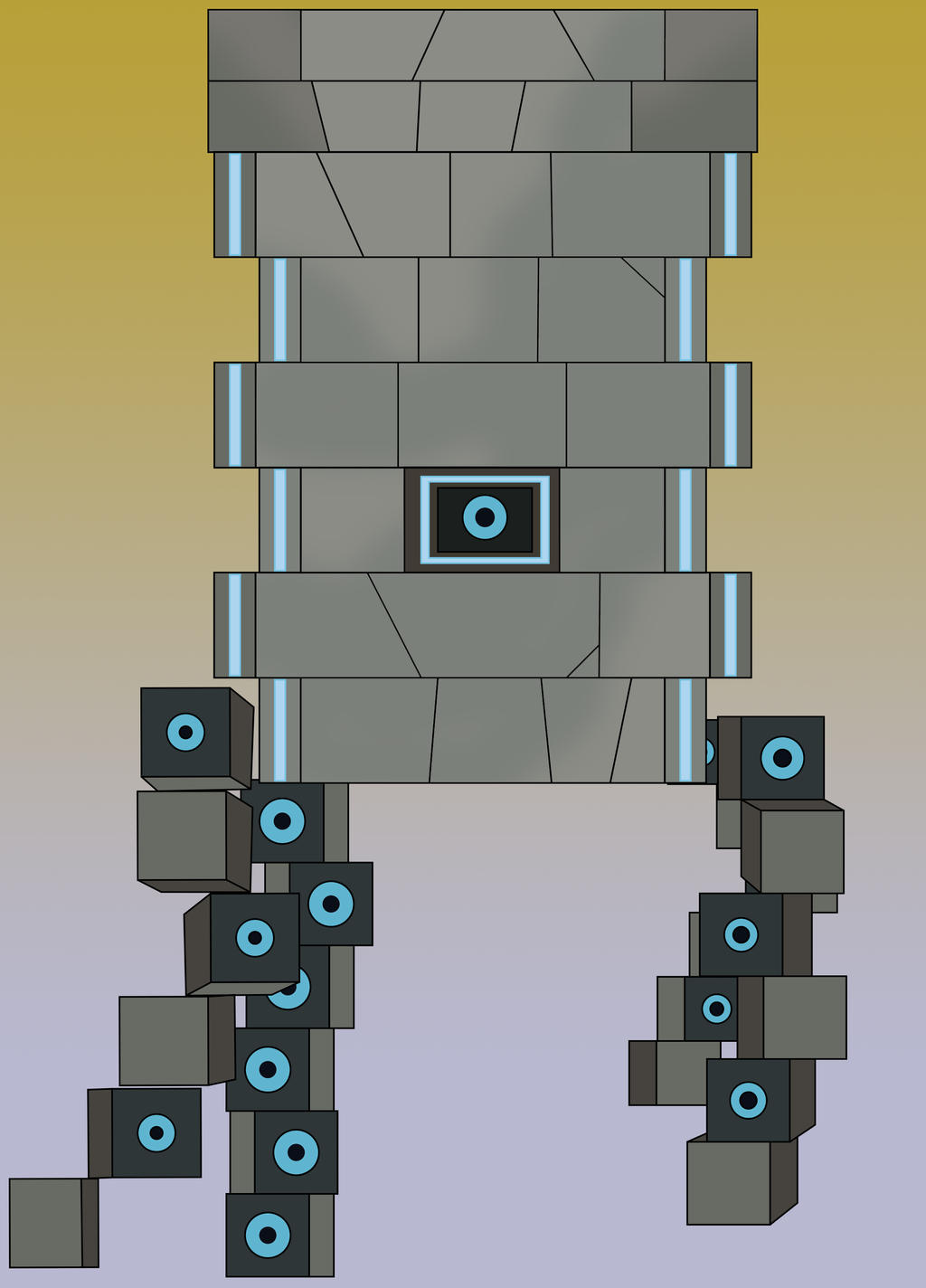 Stackatacker Pokemon UB Assembly Stakataka-Pokemon Ultra Moon by DavideoStudio on DeviantArt
