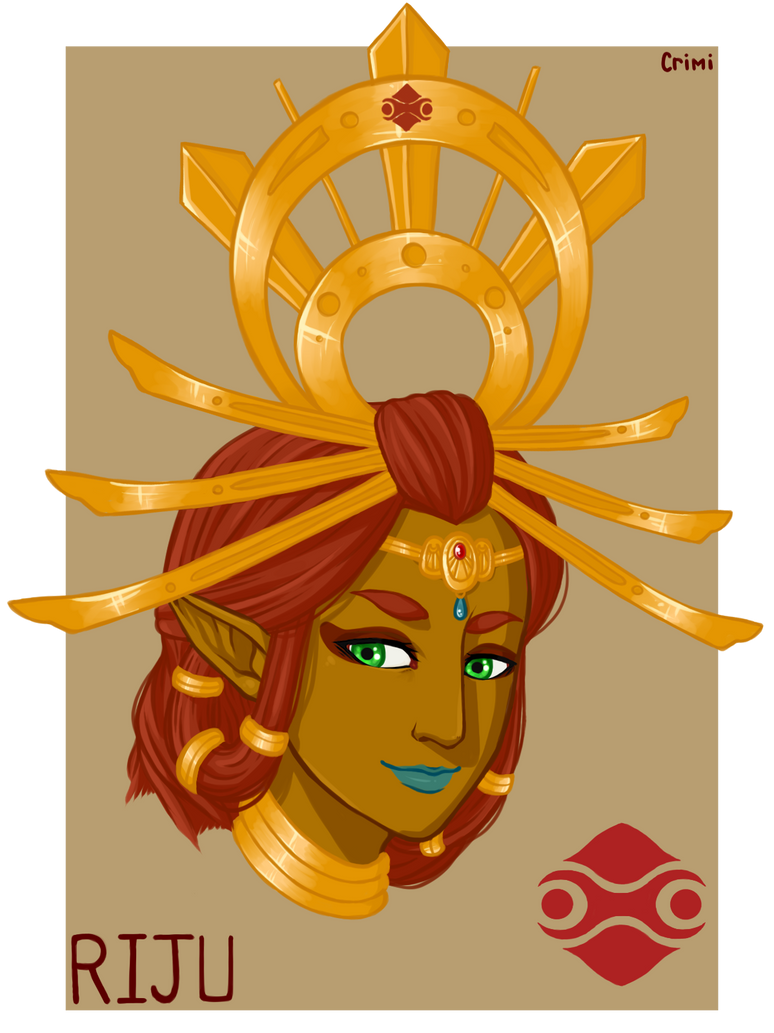 Riju - Zelda BotW by Crimi-Orsyal on DeviantArt