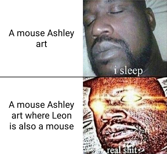 Mousley Ashley from resident evil 4 is mouse to meet you., Ashley Graham  as A Mouse (Moushly / Moushley)