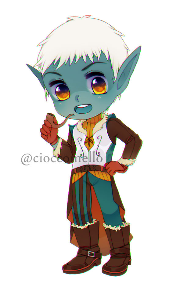 Normal Sticker Drow Drow by cioccoMELLO on DeviantArt