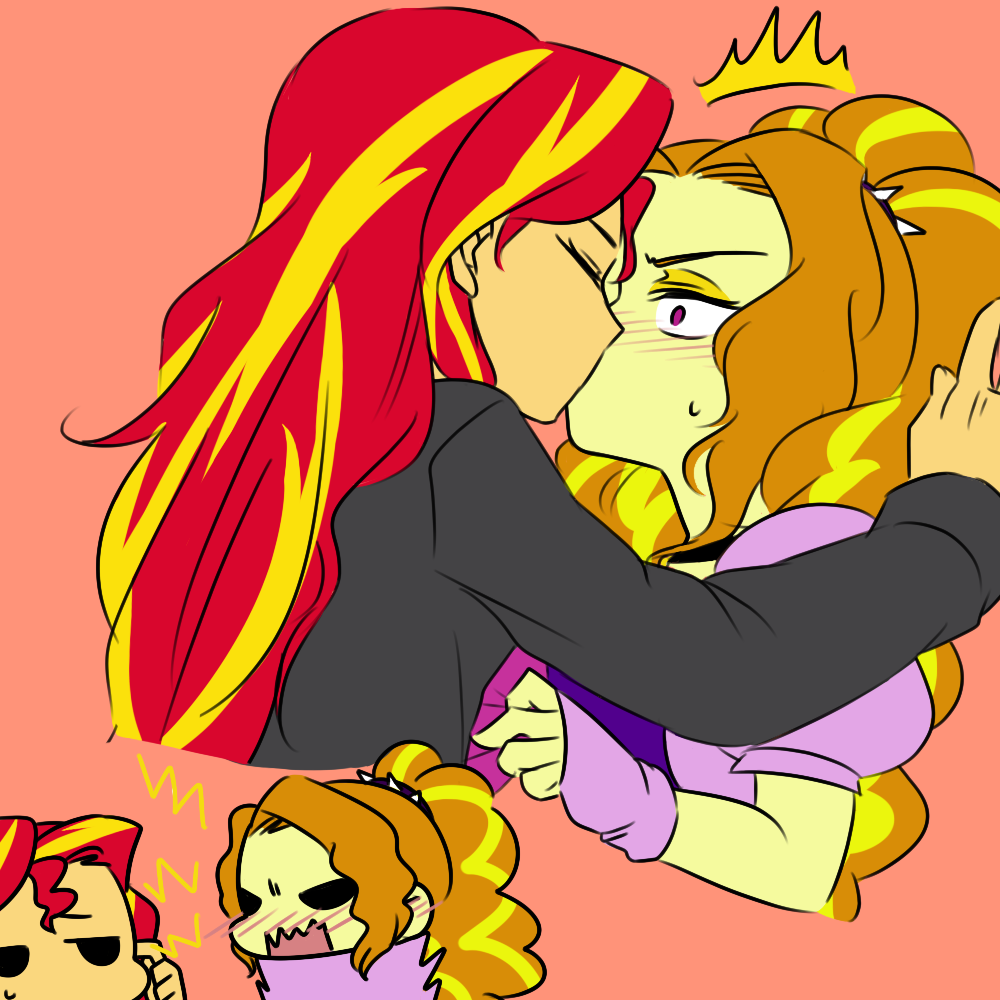 Sunset Shimmer X Adagio