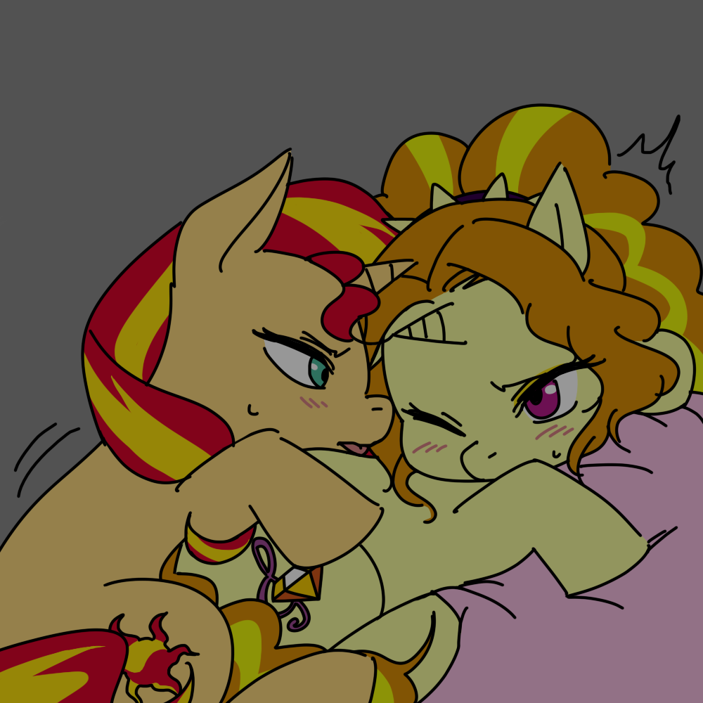 Sunset Shimmer X Adagio