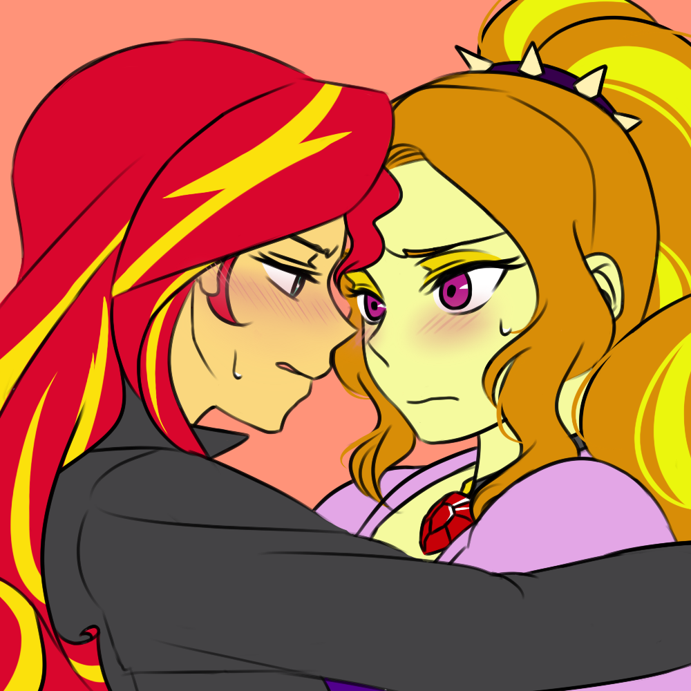 Sunset Shimmer X Adagio