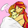 Sunset Shimmer X Adagio