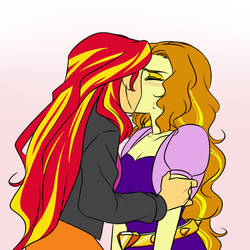 Sunset Shimmer X Adagio