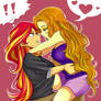 Sunset Shimmer X Adagio