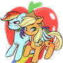 Rainbow Dash X Applejack