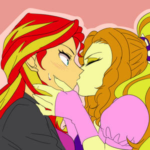 Sunset Shimmer X Adagio