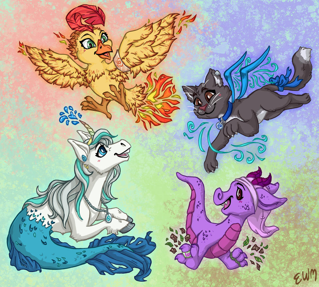 Devendar T Elementals! by ElliotShoe on DeviantArt