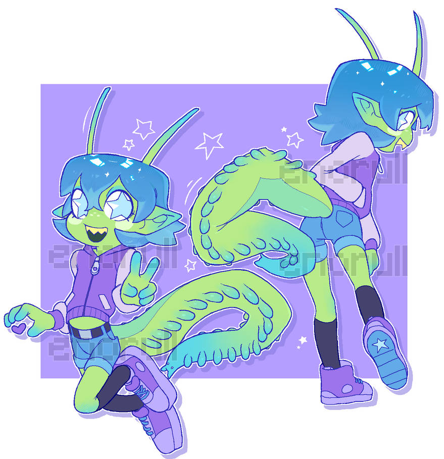 Friends Adaptable Alien Alien Girl Adoptable CLOSED by Paulinpim on DeviantArt