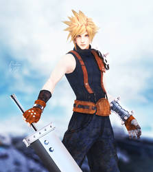 Cloud Strife (Final Fantasy) by RaidenWGT