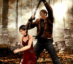 On a mission (Leon and Ada Re 4) by RaidenWGT