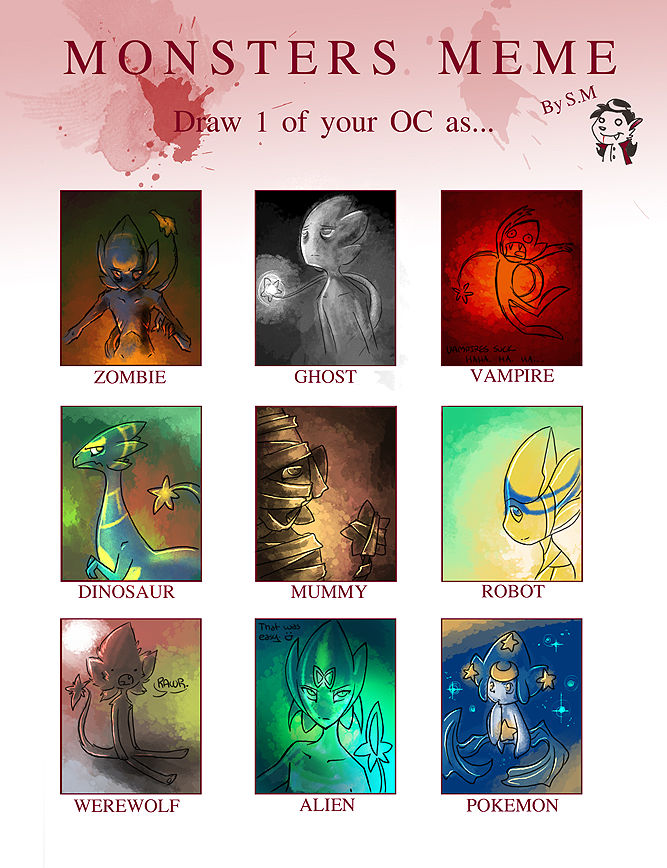 Monster Mem Monster Meme by Tuooneo on DeviantArt