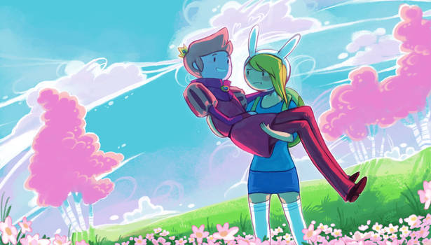 Prince Gumball + Fionna