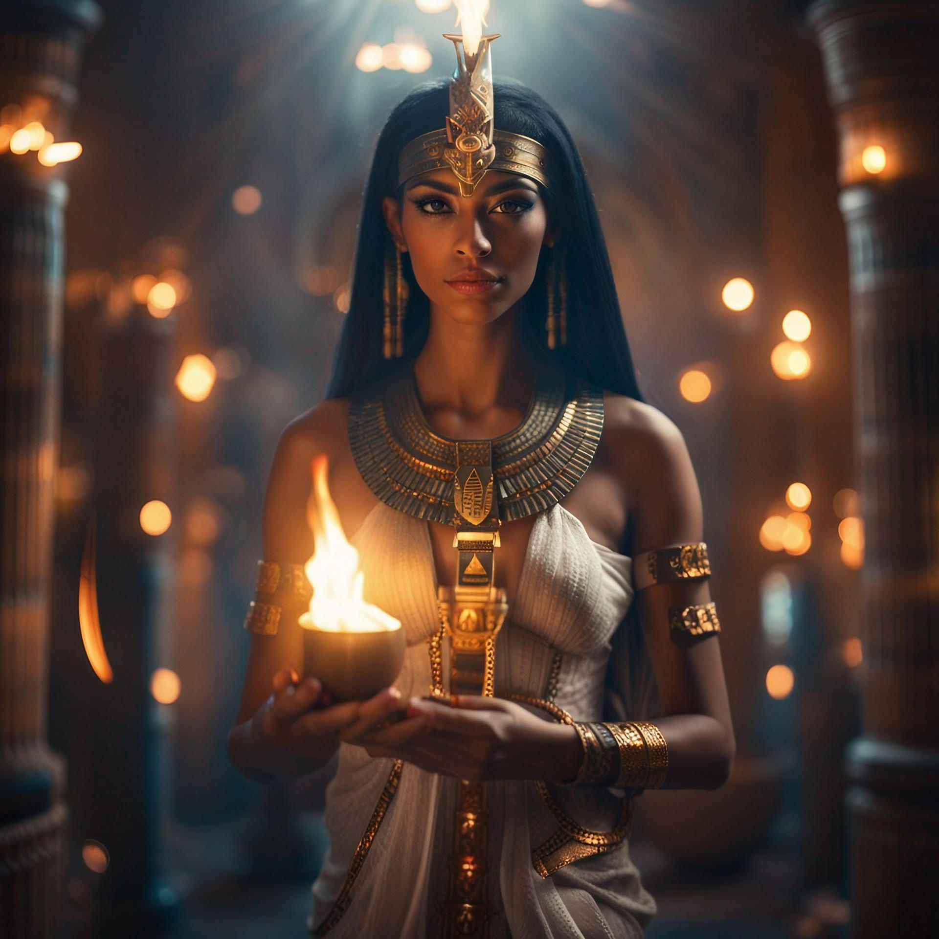 Serket Goddess of Protection, Medicine and Healing by DragonGates on